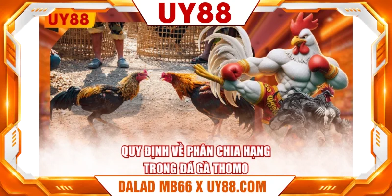 Quy định về phân chia hạng trong đá gà Thomo